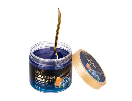 Collagen-premium с Янтарной кислотой и натуральным соком Черники (СРОК 30/05/26) 