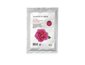 Альгинатная маска -коллаген, дамасская роза и миоксинол для периорбитальный зоны