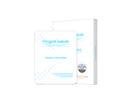 Криогелевая маска для кислородного питания, мгновенного увлажнения, умягчения и выравнивания тона - CryoGel Velvet Mask
