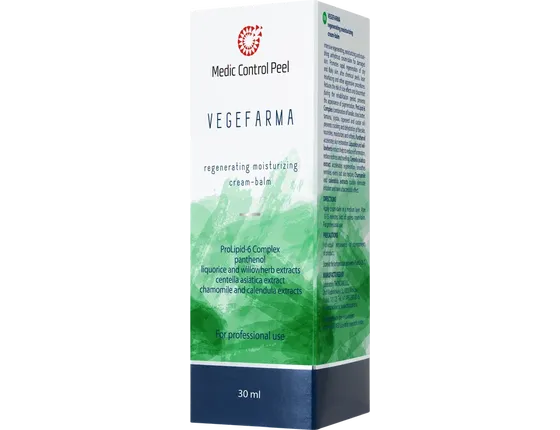 Vegefarma cream-balm - Восстанавливающий постпилинговый крем для лица