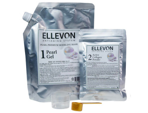 ELLEVON PREMIUM SILKY PEARL MODELING MASK - Премиум альгинатная маска с жемчужной пудрой