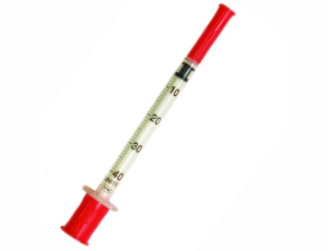 Шприц SFM U40 1мл 30G инсулиновый с интегрированной иглой ( 3-х комп.)2