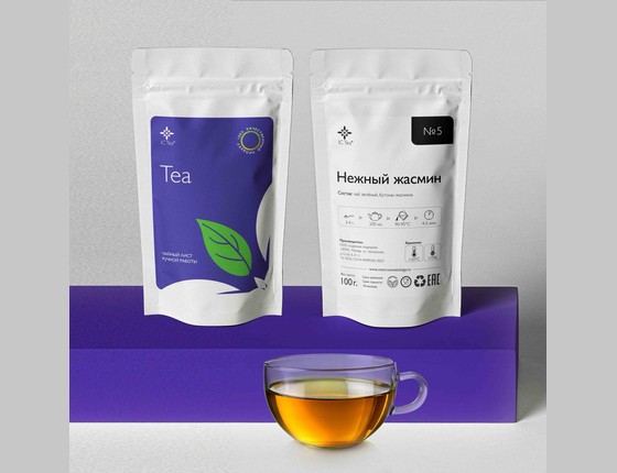 Чай "Нежный жасмин" зелёный ароматизированный