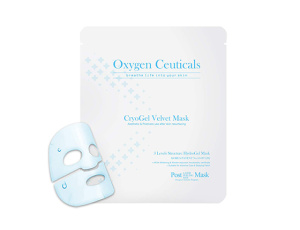 Криогелевая маска для кислородного питания, мгновенного увлажнения, умягчения и выравнивания тона - CryoGel Velvet Mask