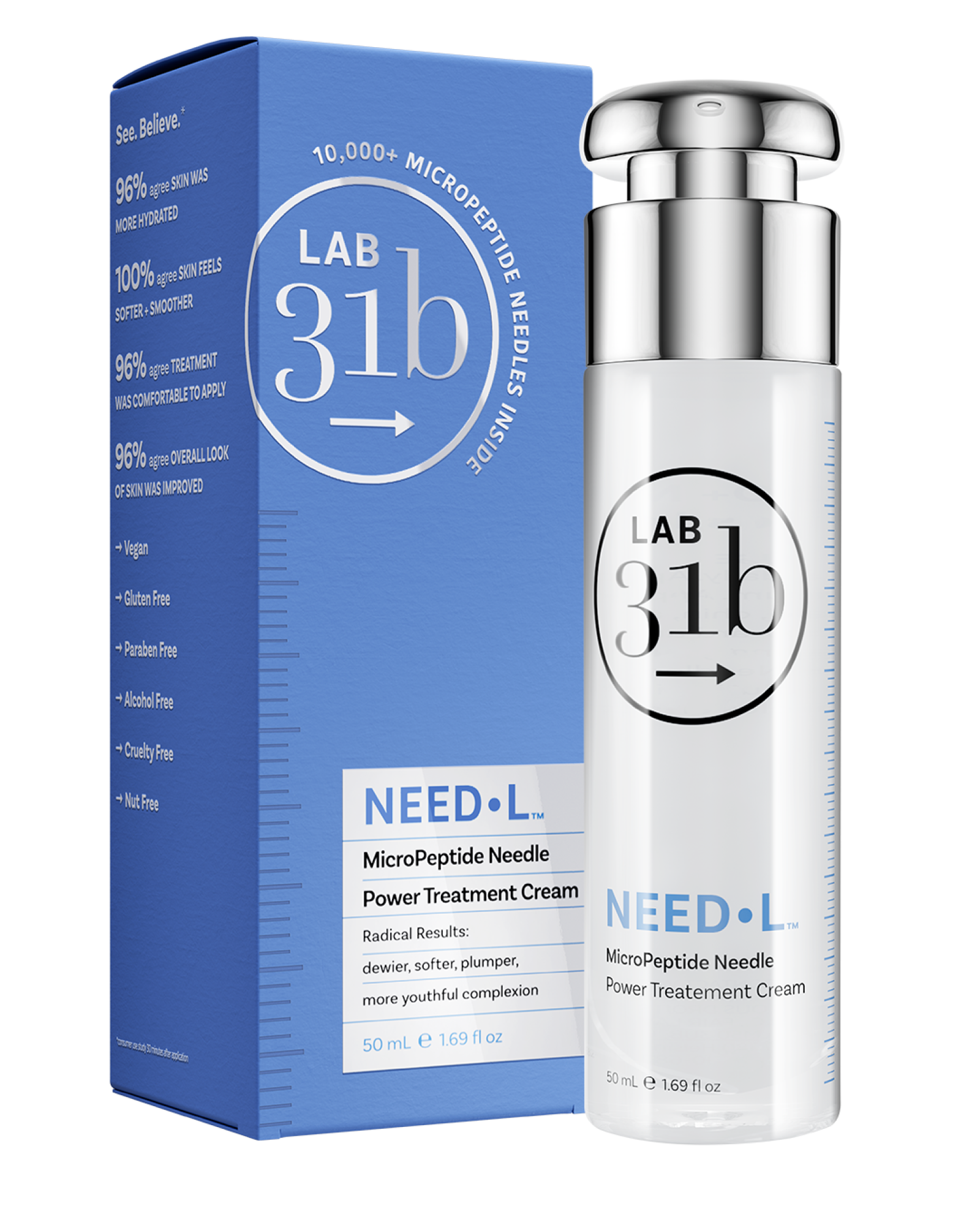 Lab31b MicroPeptide Needle Power Treatment Cream