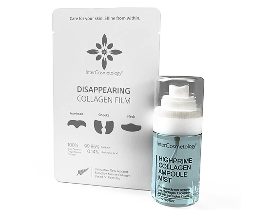 Набор коллагеновых пленок для лица со спреем-активатором-Disappearing collagen film (СРОК 11/25)