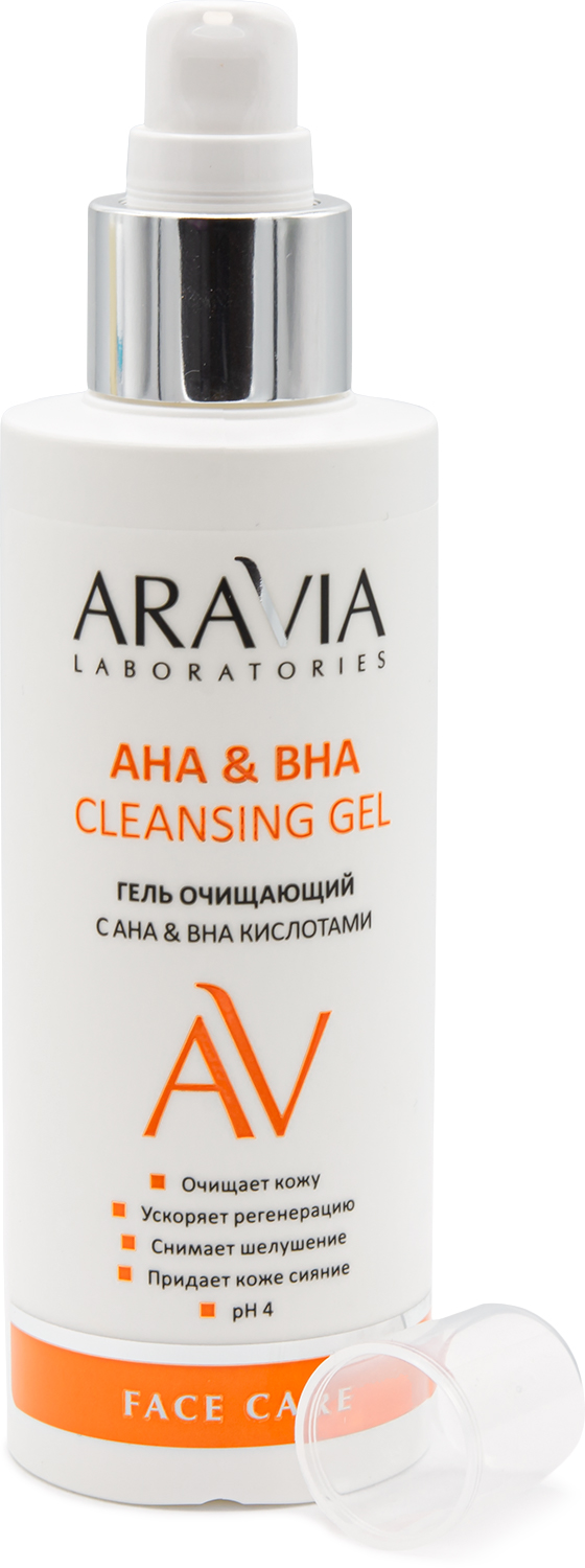 ARAVIA Laboratories Гель очищающий с АНА & ВНА кислотами АНА & ВНА Cleansing Gel