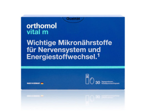 Orthomol Vital m (Ортомол Витал М), питьевые бутылочки + капсулы