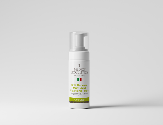 Пенка мультикислотная очищающая с комплексом АНА кислот Soft Renewal Multi-Acid Cleansing Foam