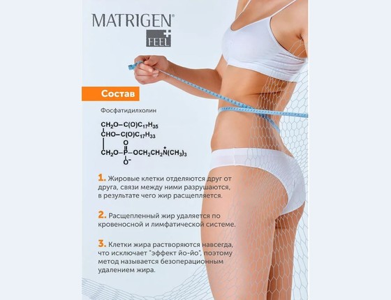 Matrigen PPC Ampoule Жиросжигающая сыворотка для тела - липолитик, под мезороллер и дермапен