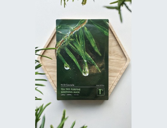 Тканевая маска с чайным деревом Tea Tree Purifine Soothing Mask BOX